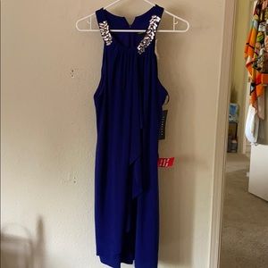 Flowy royal blue dress